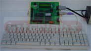 8031 MICROCONTROLLER TRAINER. MODEL IBL-31LCD.